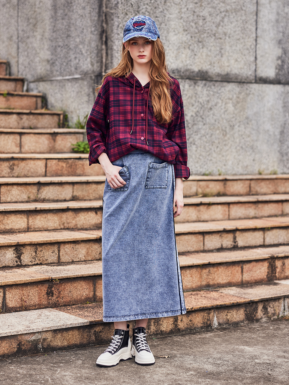 abito水洗棉質長裙