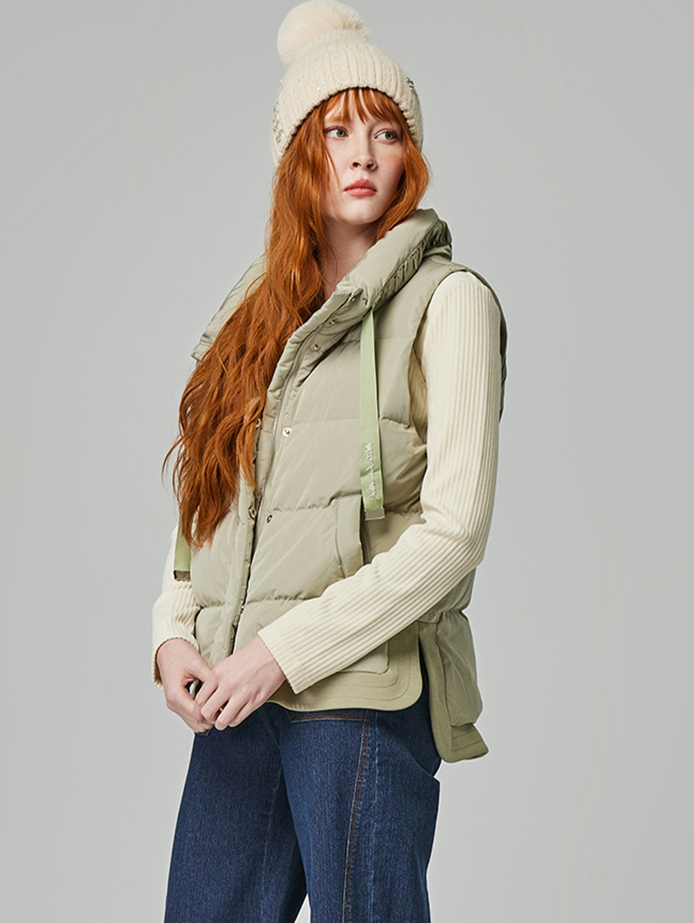 abito保暖羽絨背心外套