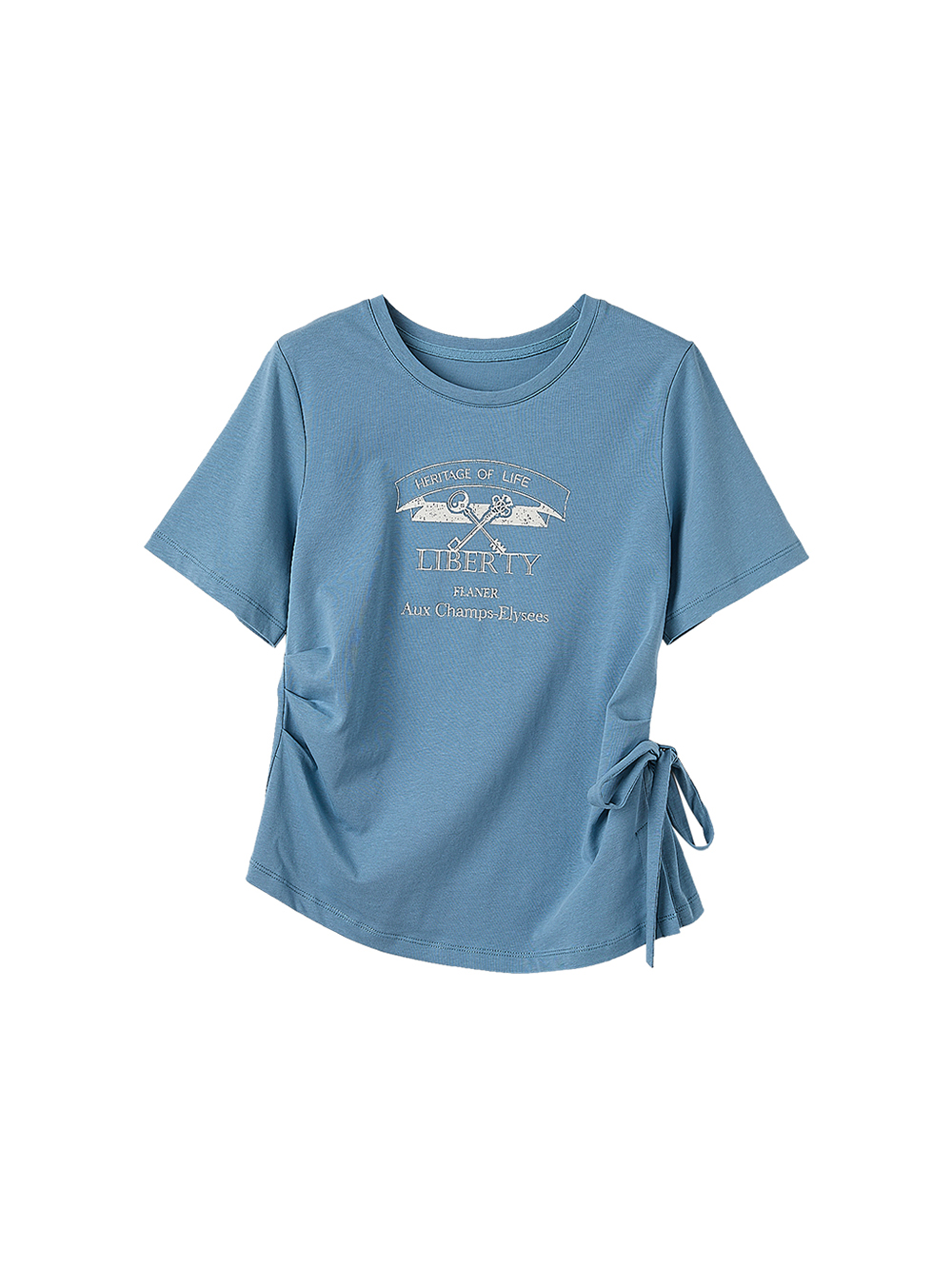 DITA側邊綁結印圖T恤