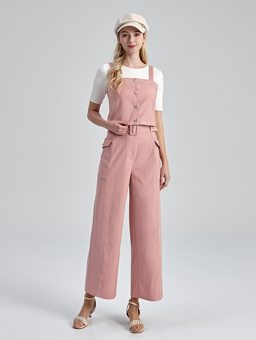 DITA日系風格大口袋寬褲