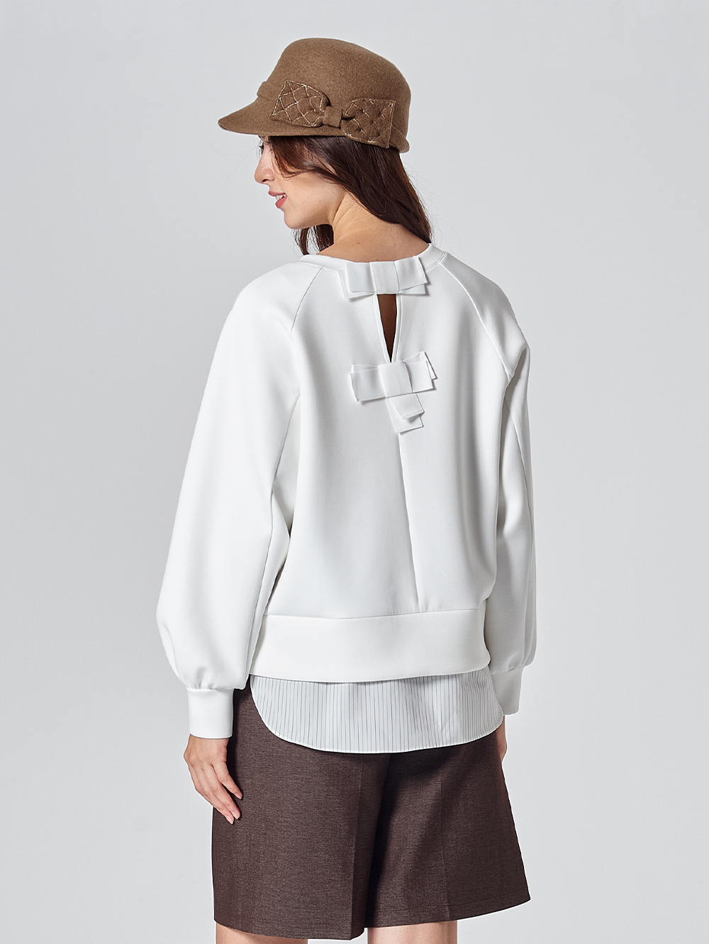 DITA假兩件蝴蝶結衛衣