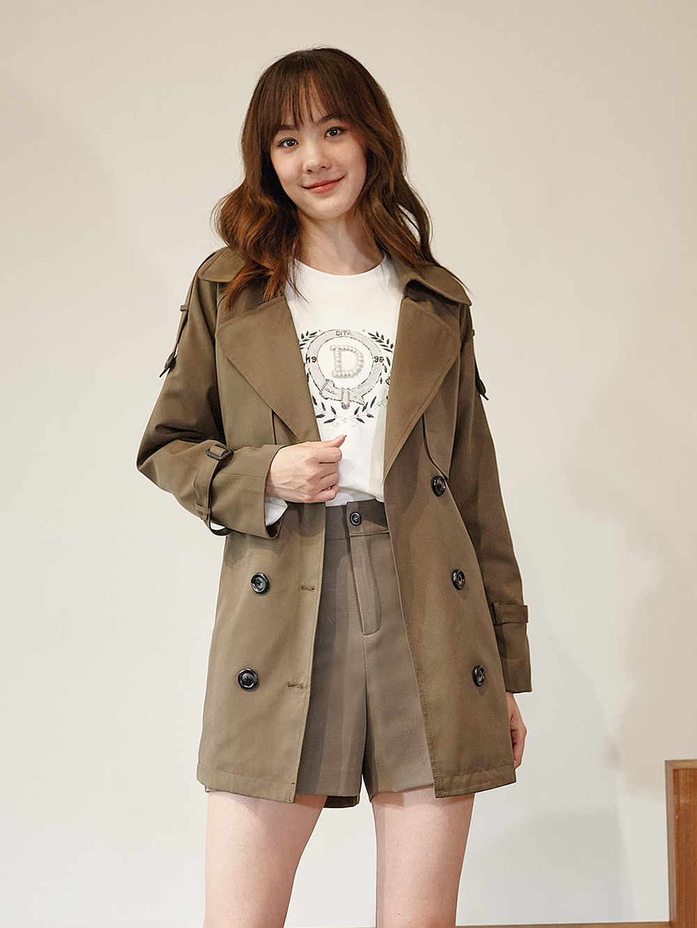 DITA輕正式質感西裝短褲