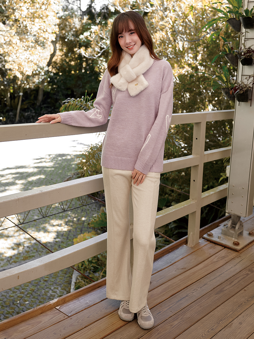 DITA氣質條絨小喇叭褲