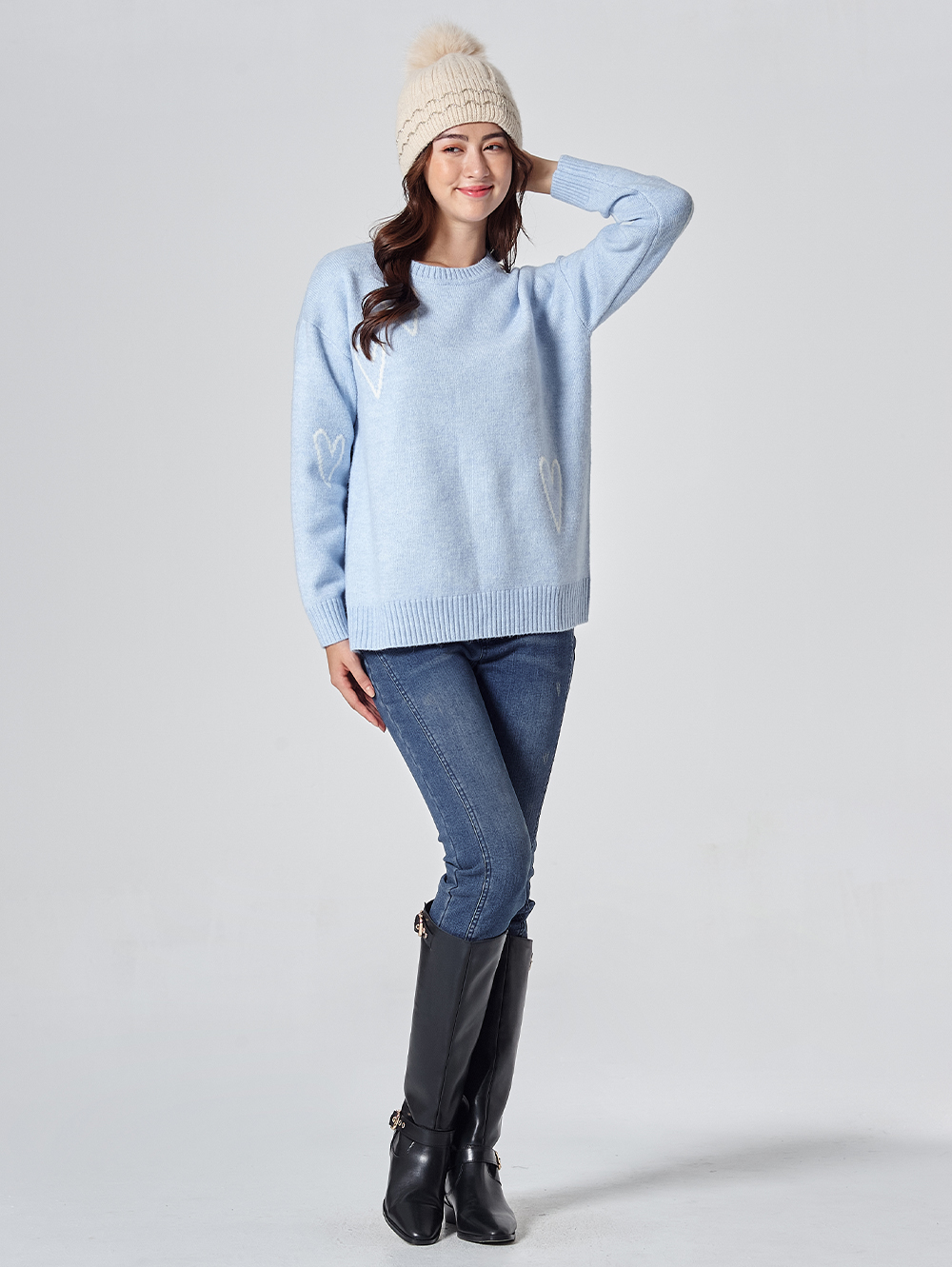 DITA簡約修身鉛筆褲