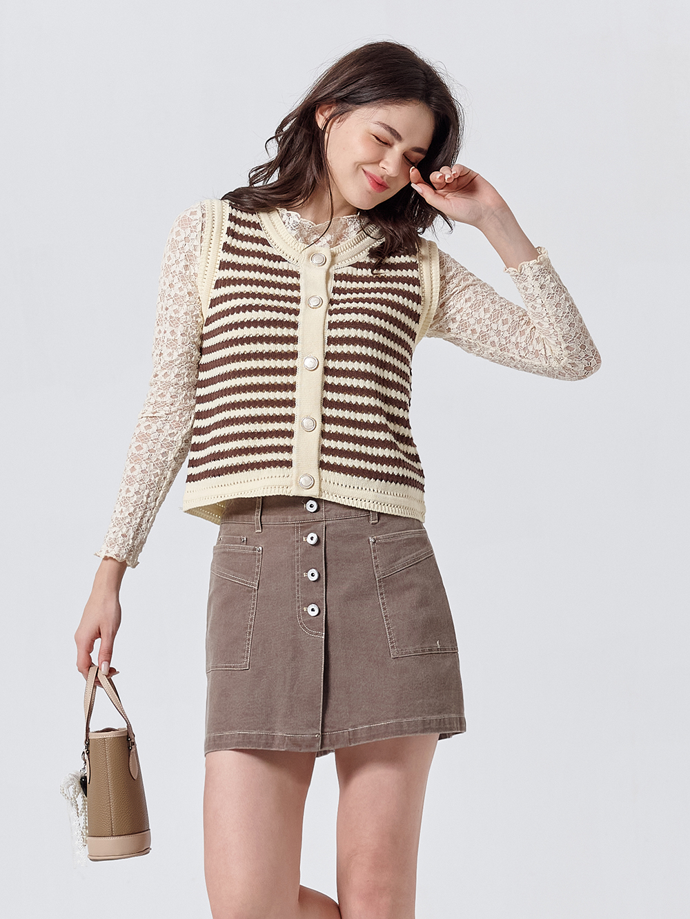 DITA甜酷個性水洗褲裙