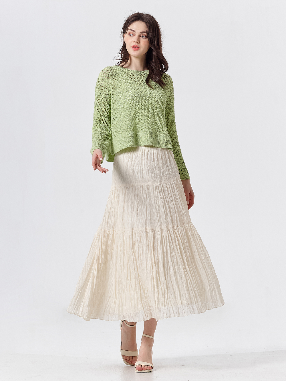 DITA浪漫薄紗組織蛋糕裙