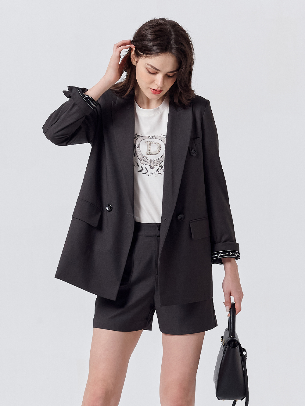 DITA輕正式織帶西裝外套