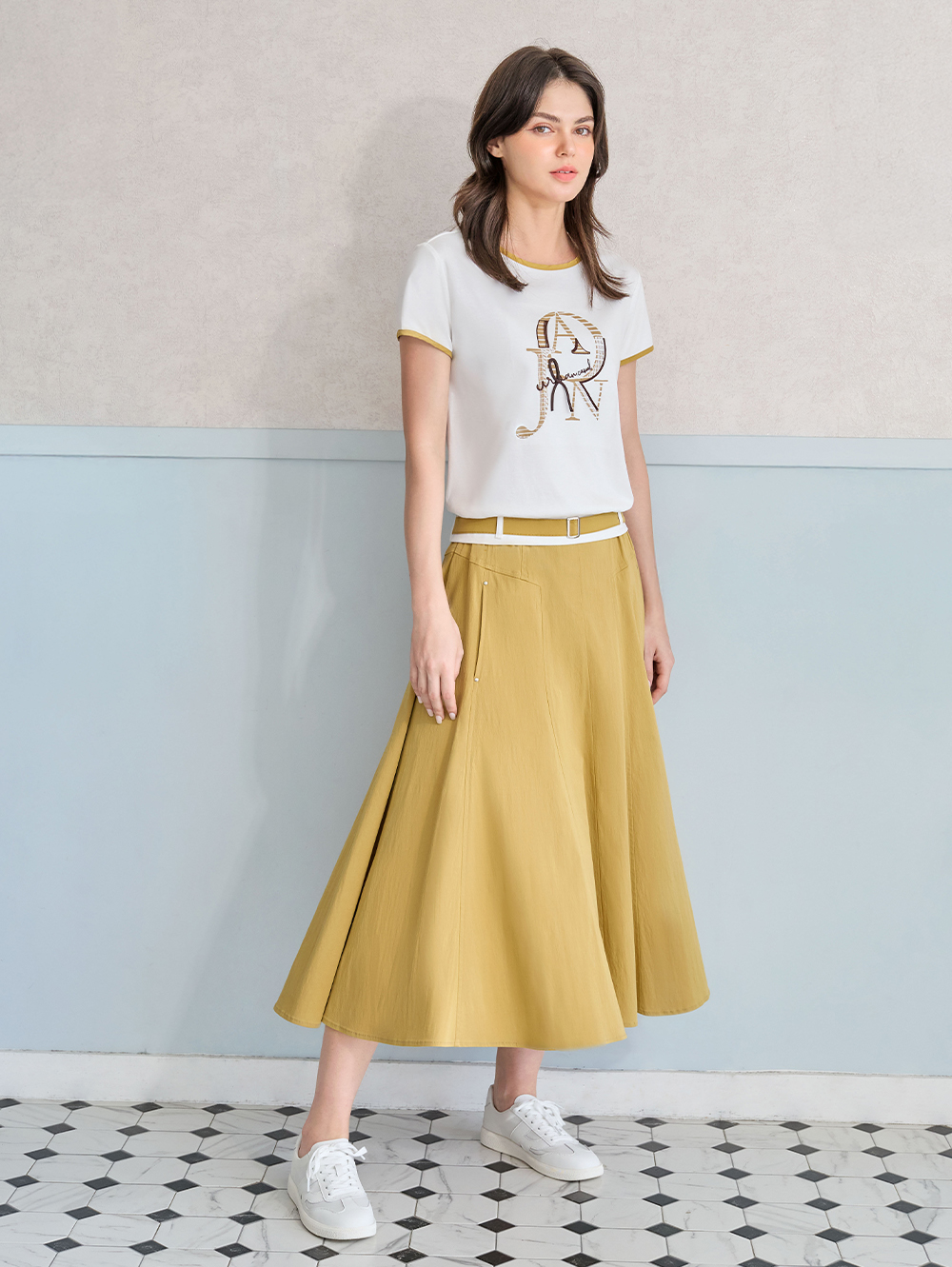 JOAN簡約修身八片裙