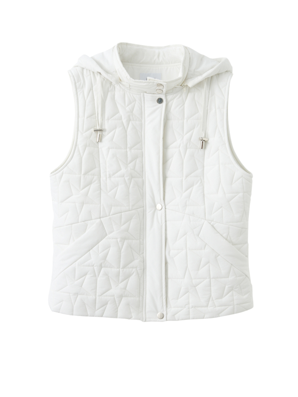 JOAN星星绗縫鋪棉連帽背心