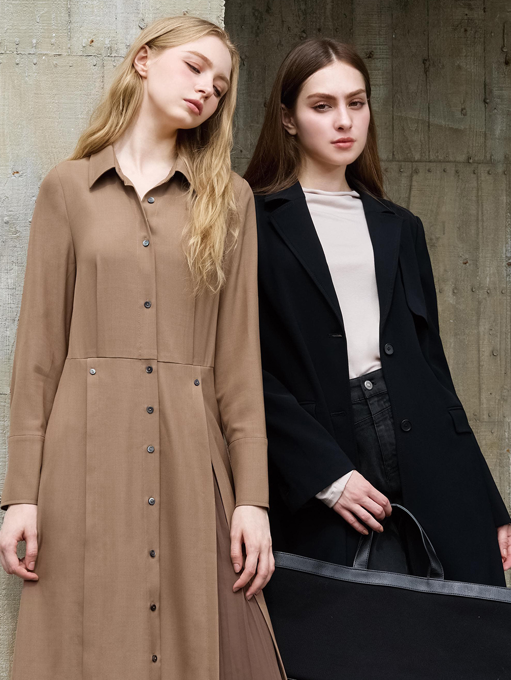 DENOVO柔滑親膚皺褶設計彈性上衣