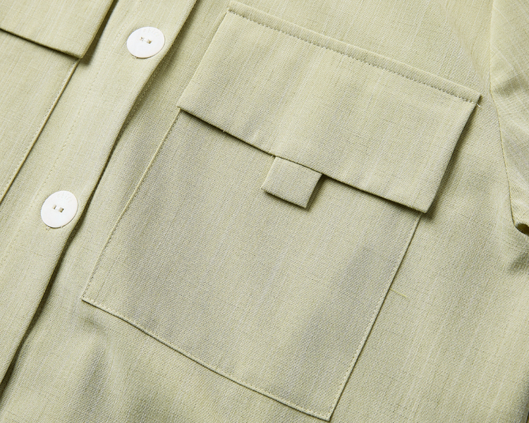 abito棉麻感襯衫式外套