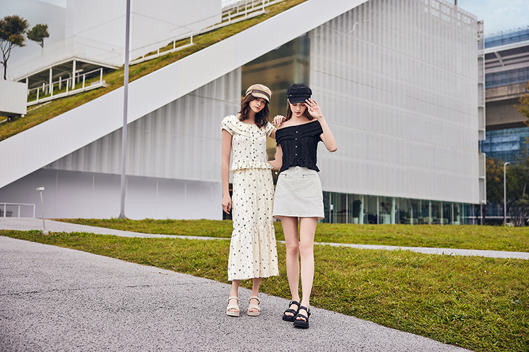 abito金屬拉鍊A字短裙