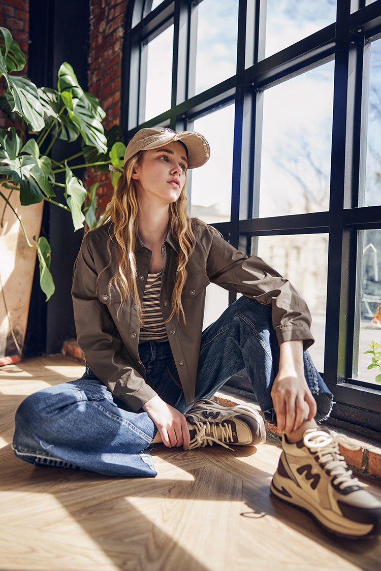 abito秋季皮革兩件式襯衫