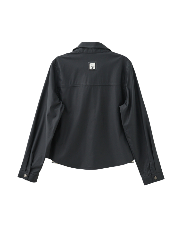 abito秋季皮革兩件式襯衫