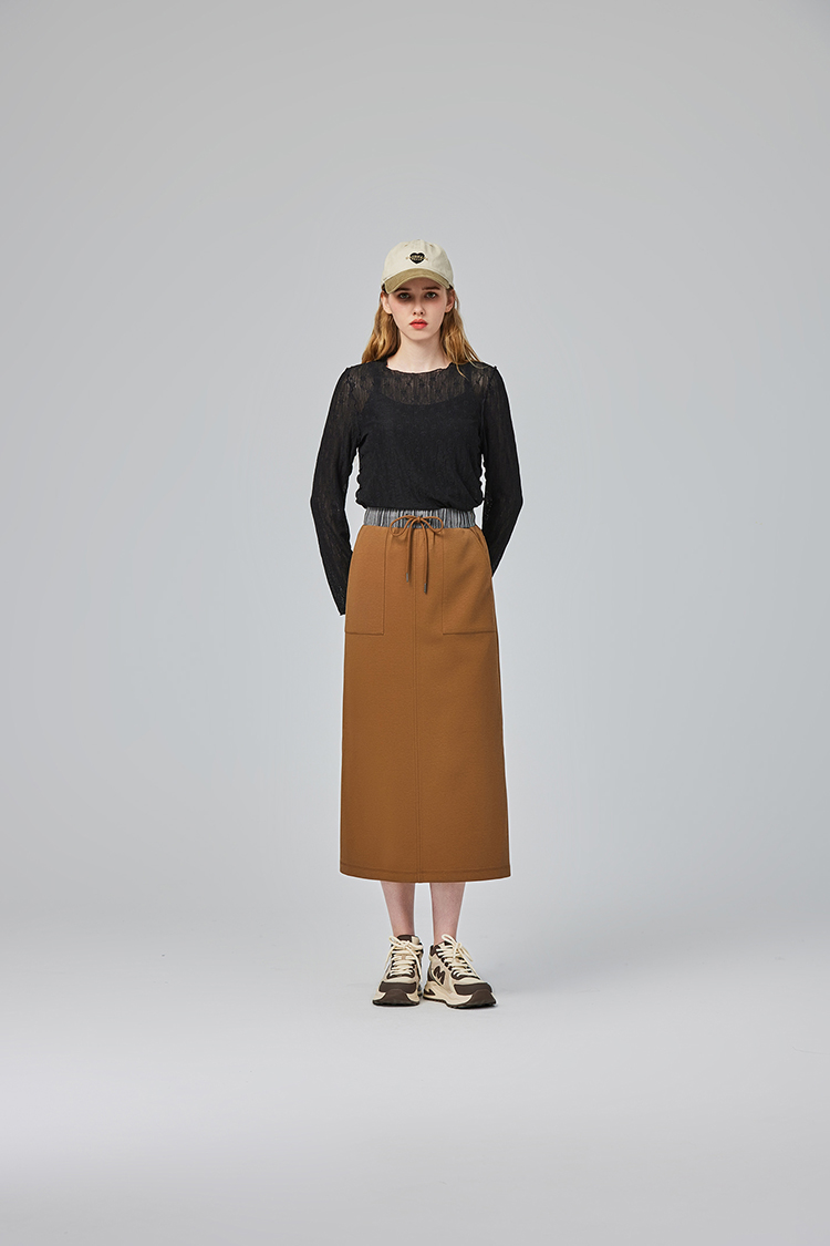 abito氣質透膚蕾絲兩件式上衣