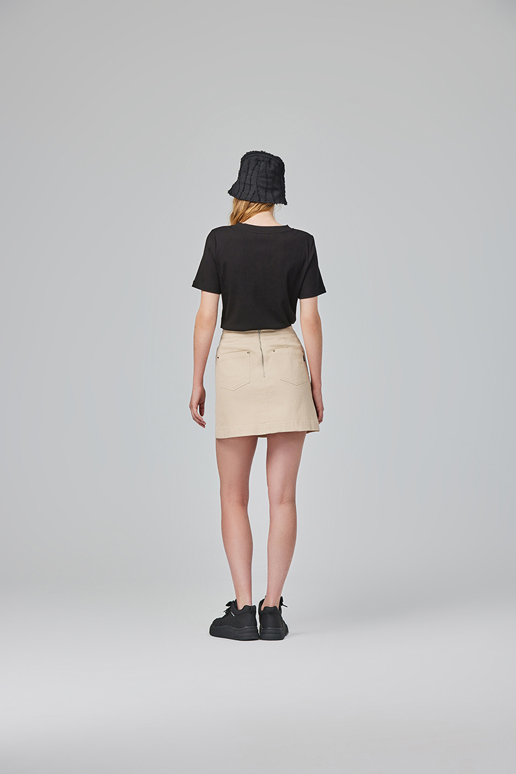 abito甜美條紋V領愛心上衣