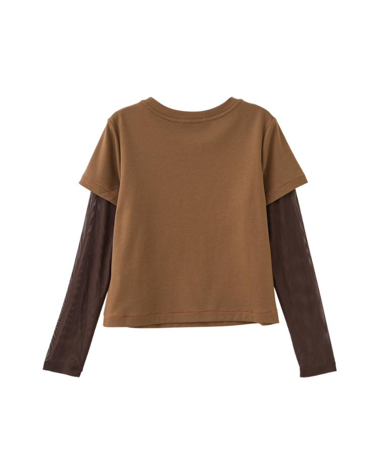 abito玫瑰印花兩件式上衣