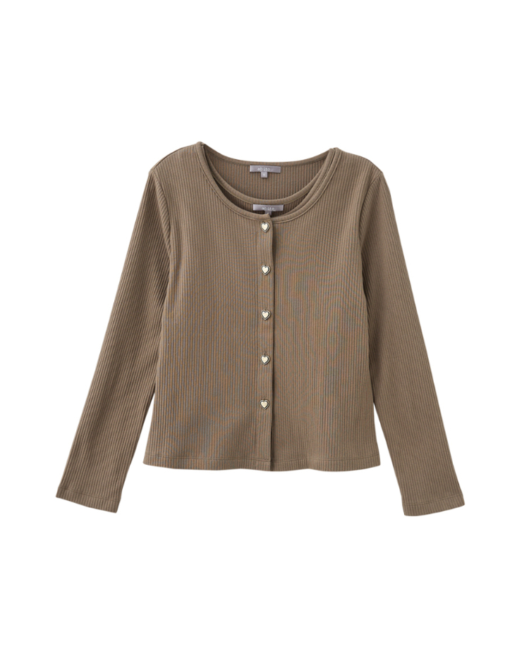 abito甜美條紋針織兩件式上衣