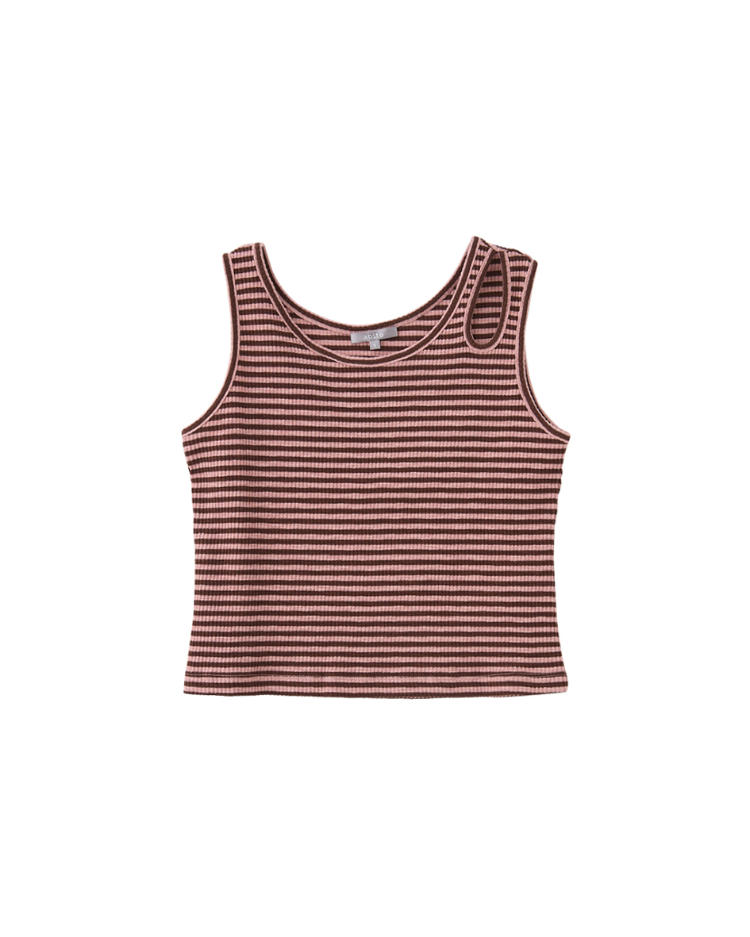 abito甜美條紋針織兩件式上衣