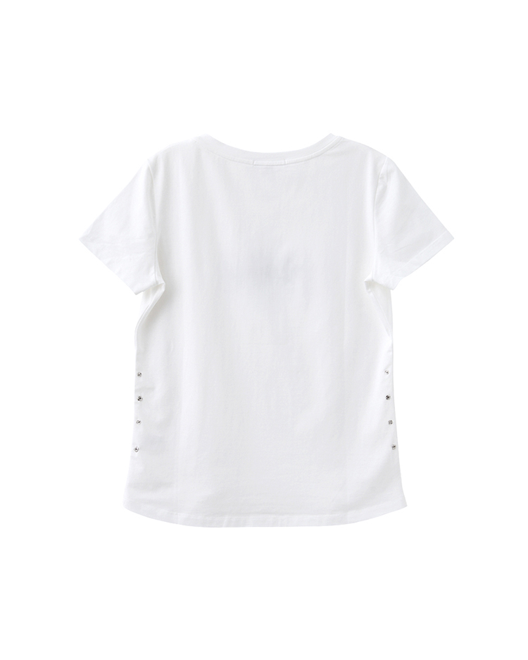 abito休閒字母刺繡上衣