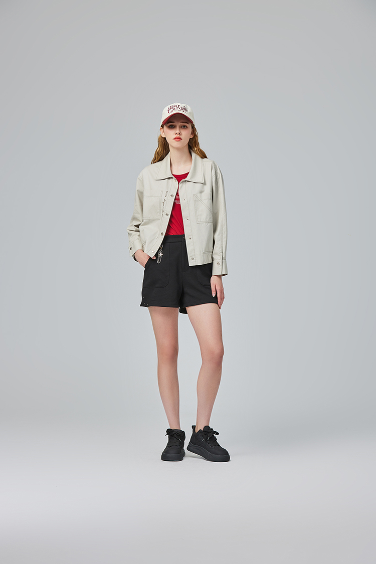 abito休閒字母刺繡上衣