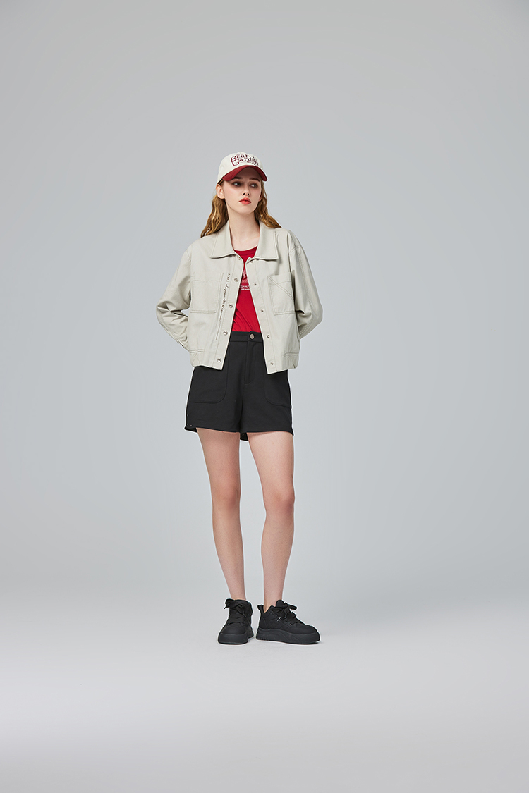 abito休閒字母刺繡上衣