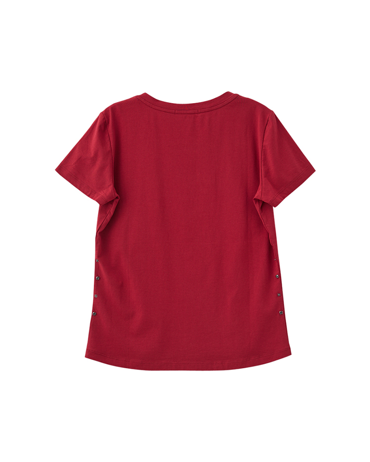 abito休閒字母刺繡上衣