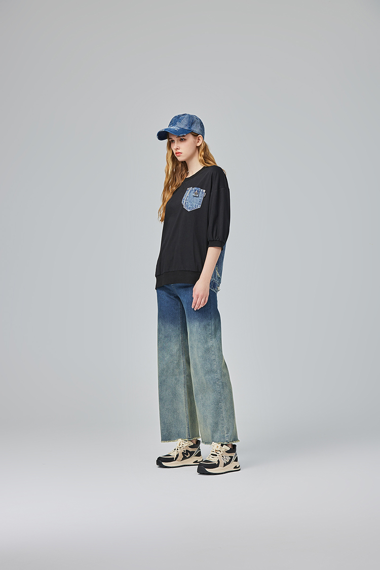 abito造型丹寧口袋休閒上衣