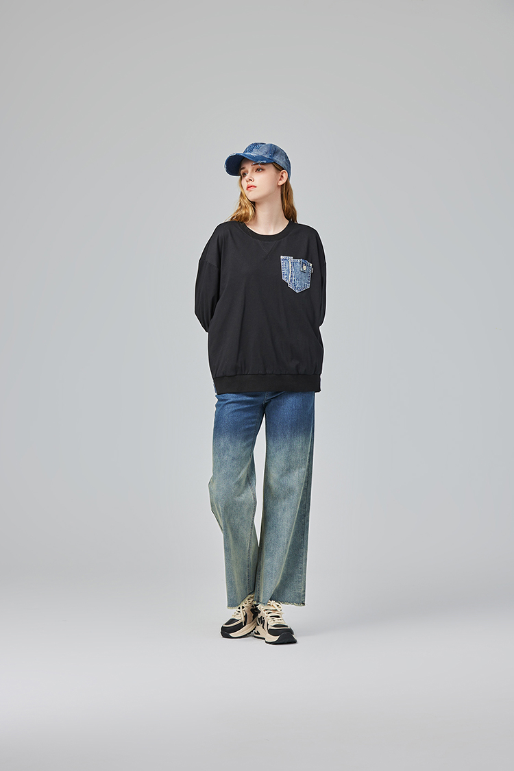 abito造型丹寧口袋休閒上衣