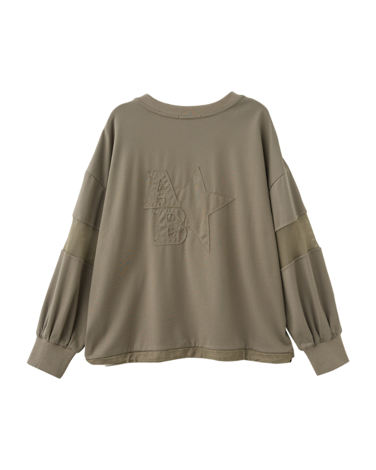 abito圓領特殊剪裁上衣