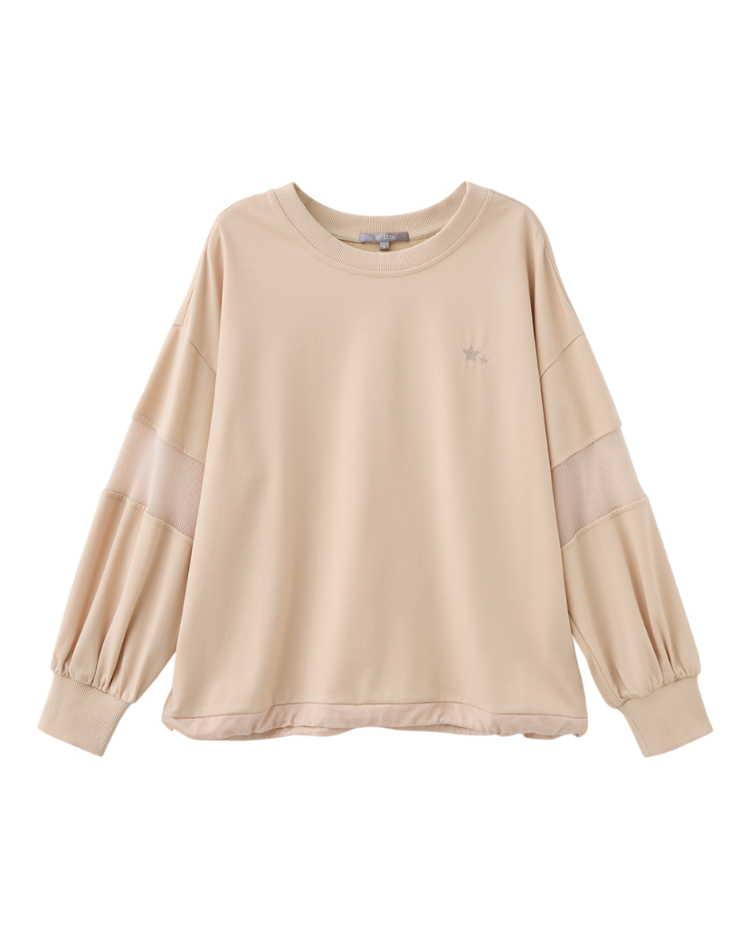 abito圓領特殊剪裁上衣