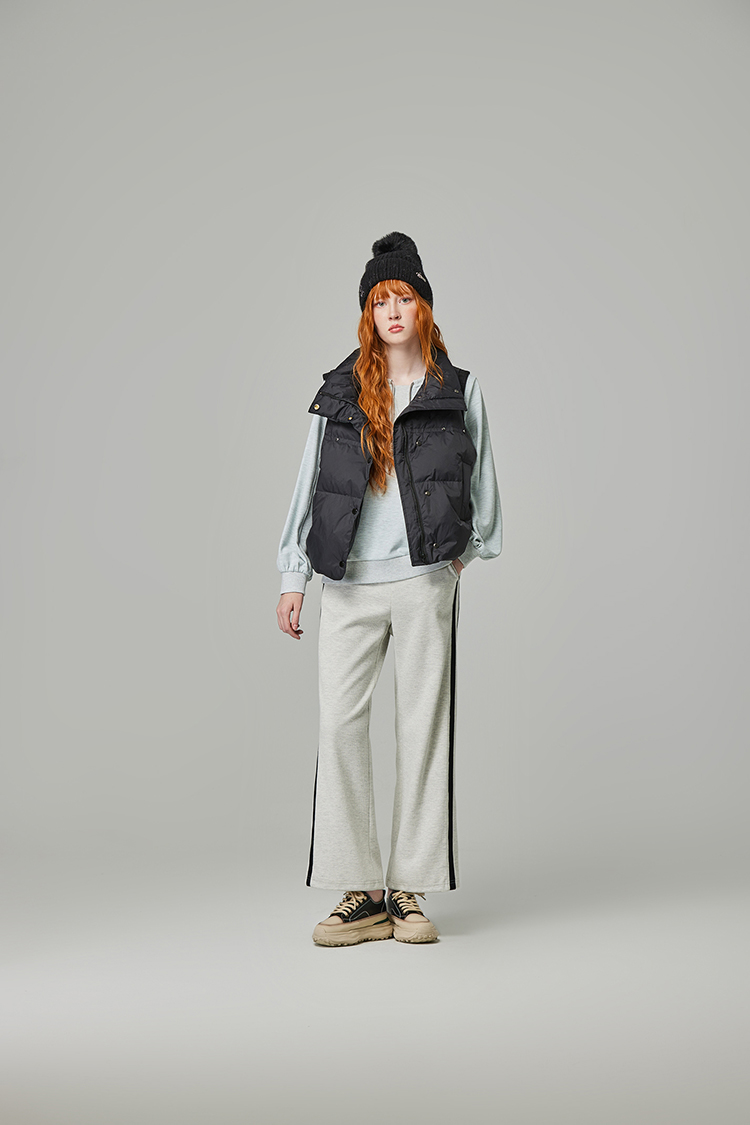 abito甜美圓領抽繩上衣