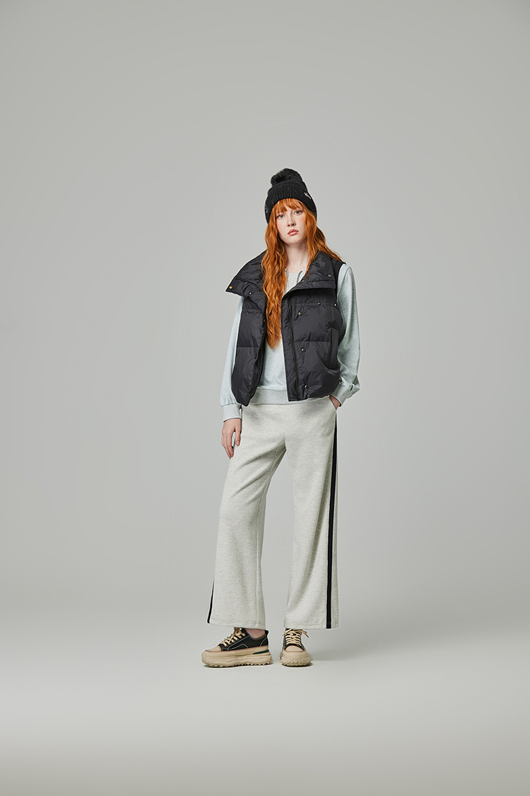 abito甜美圓領抽繩上衣