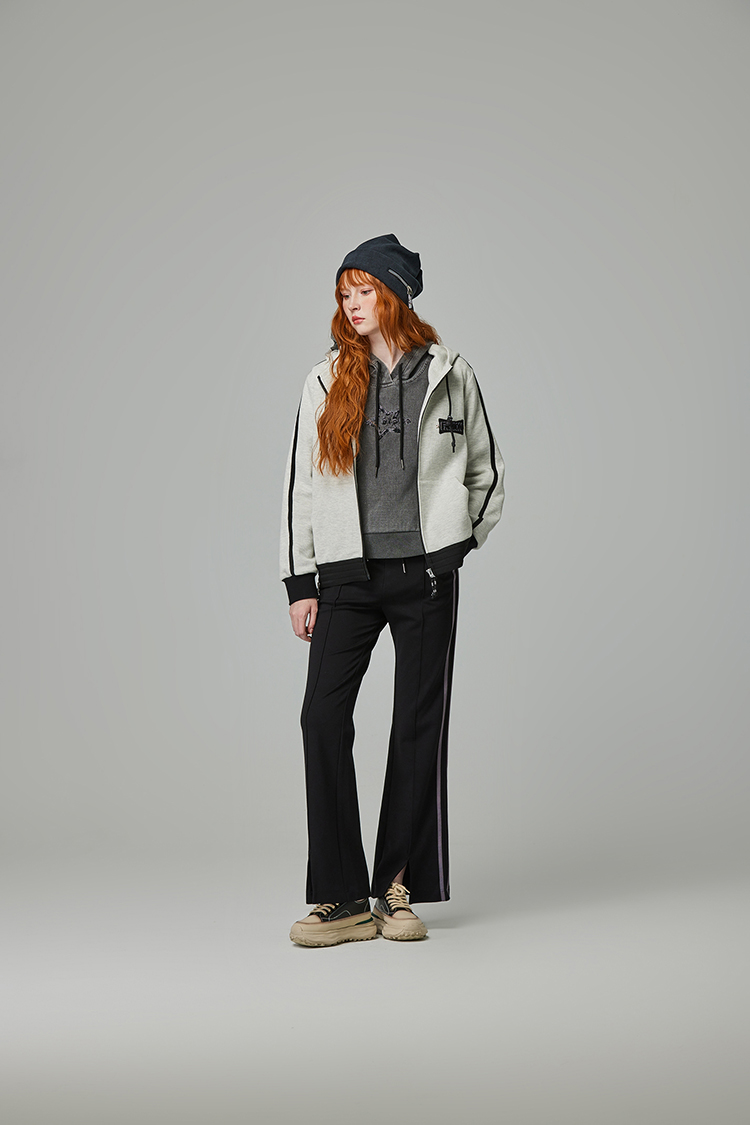 abito星星亮片連帽上衣