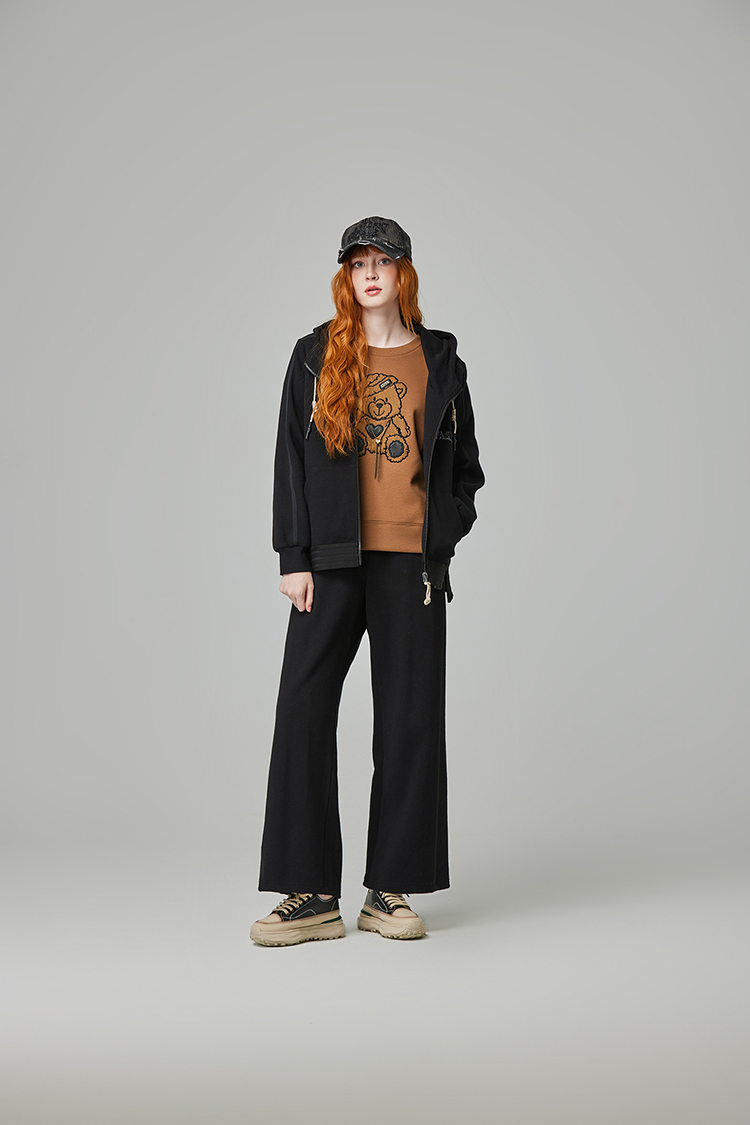 abito愛心小熊刺繡上衣