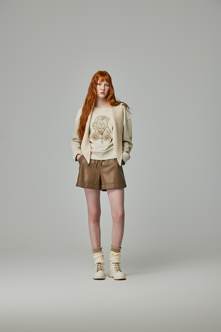 abito愛心小熊刺繡上衣