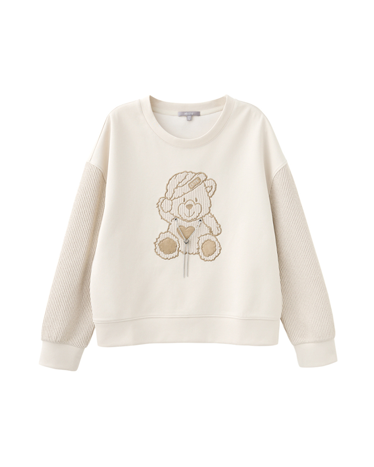 abito愛心小熊刺繡上衣
