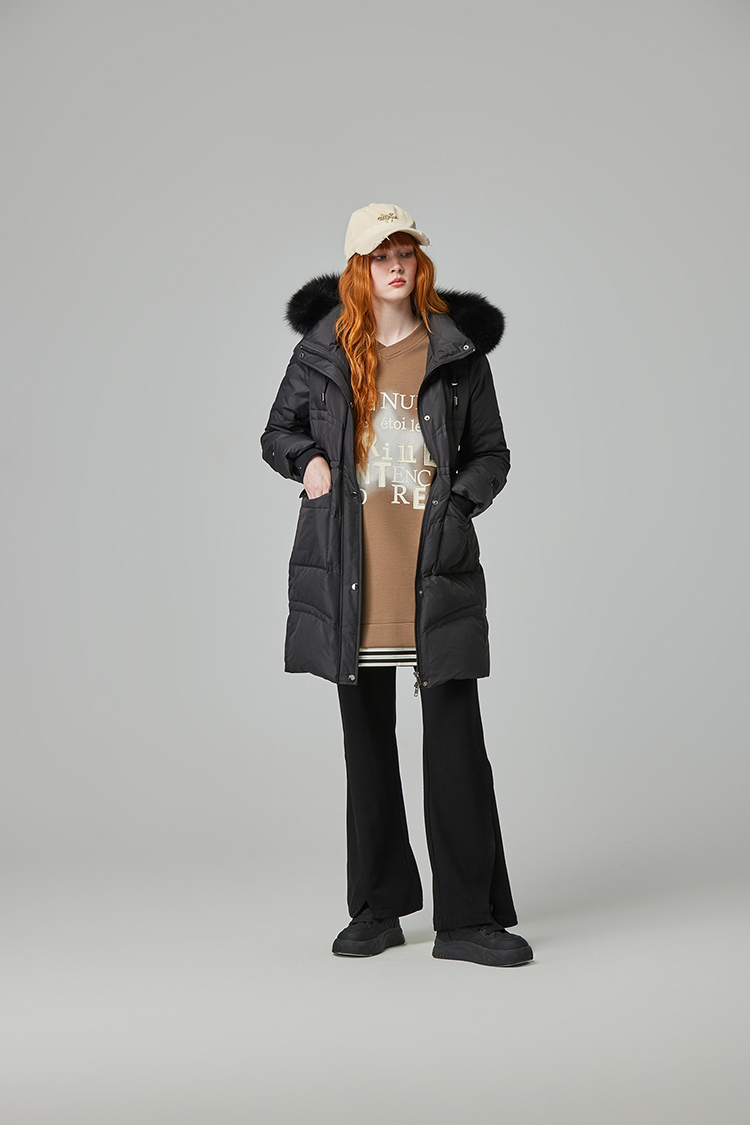 abitoV領噴墨長版上衣