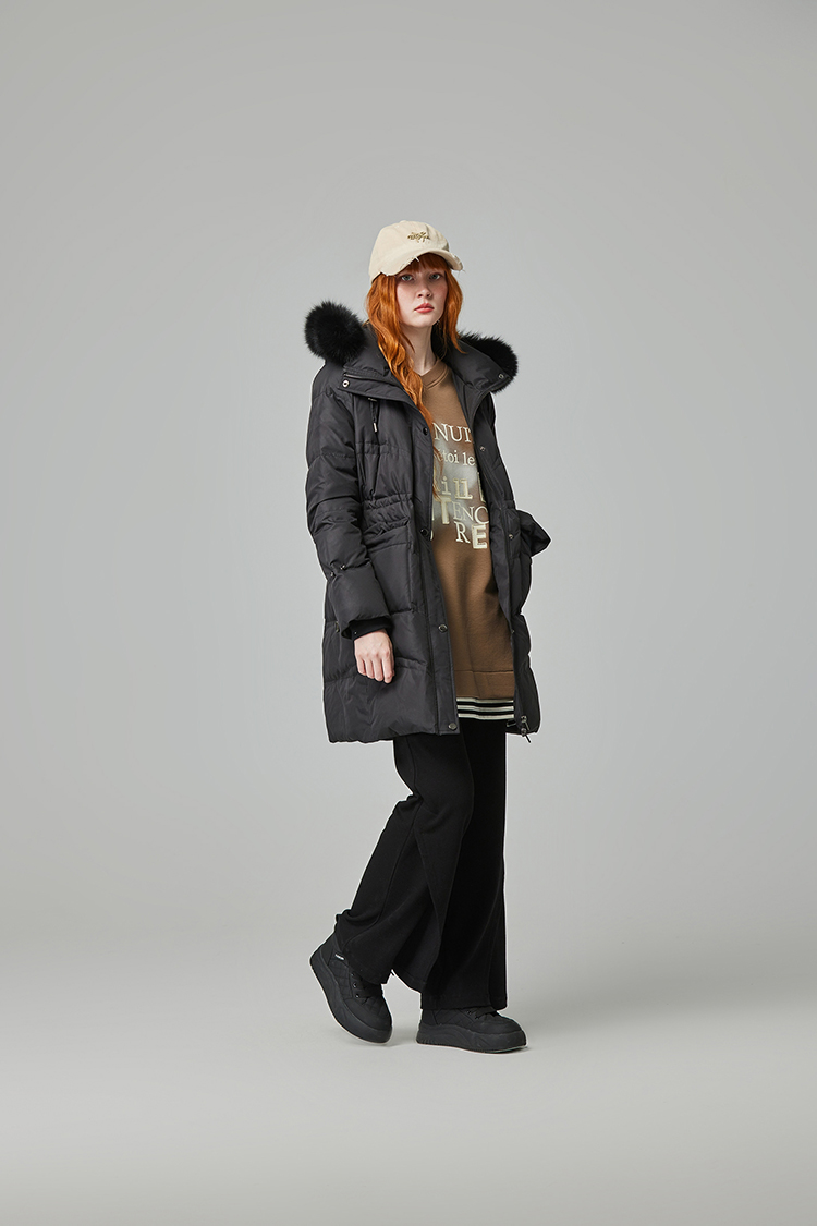 abitoV領噴墨長版上衣