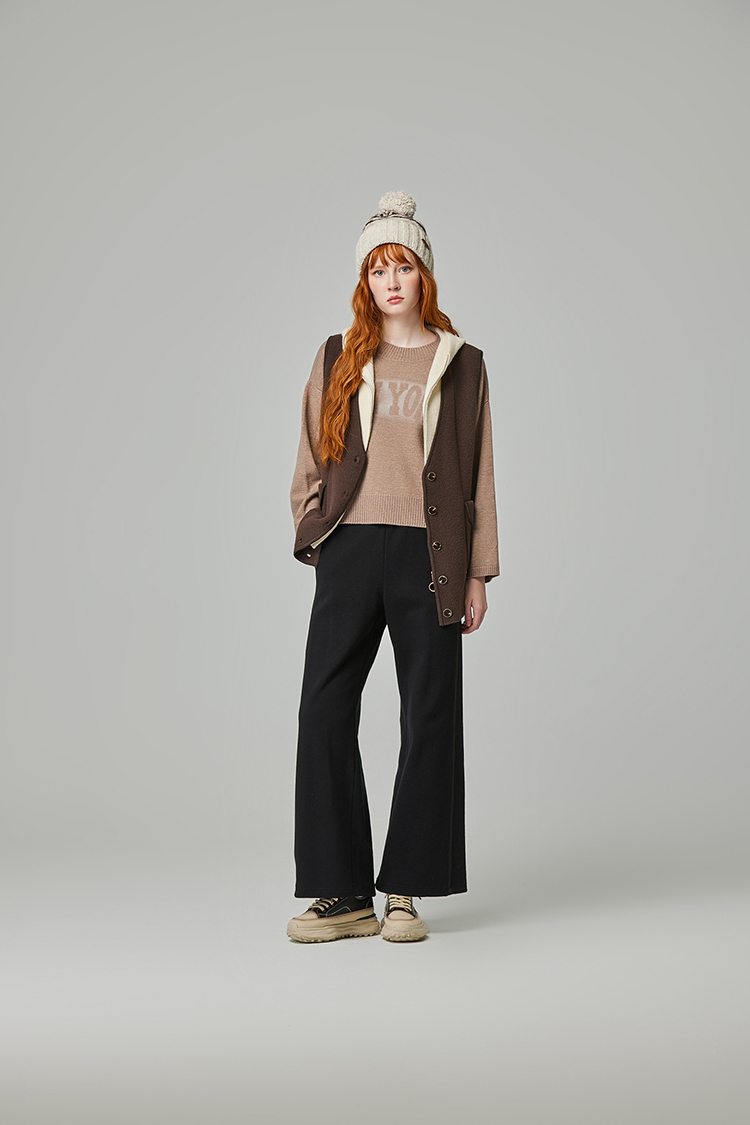 abito棉質鬆緊腰頭長褲