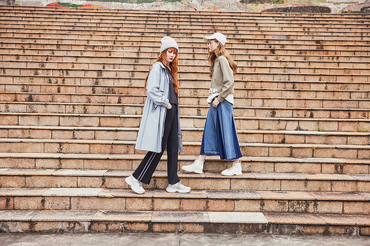 abito舒適彈性鬆緊腰頭褲