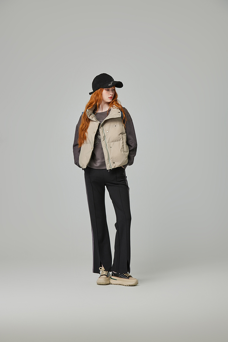 abito舒適彈性鬆緊腰頭褲