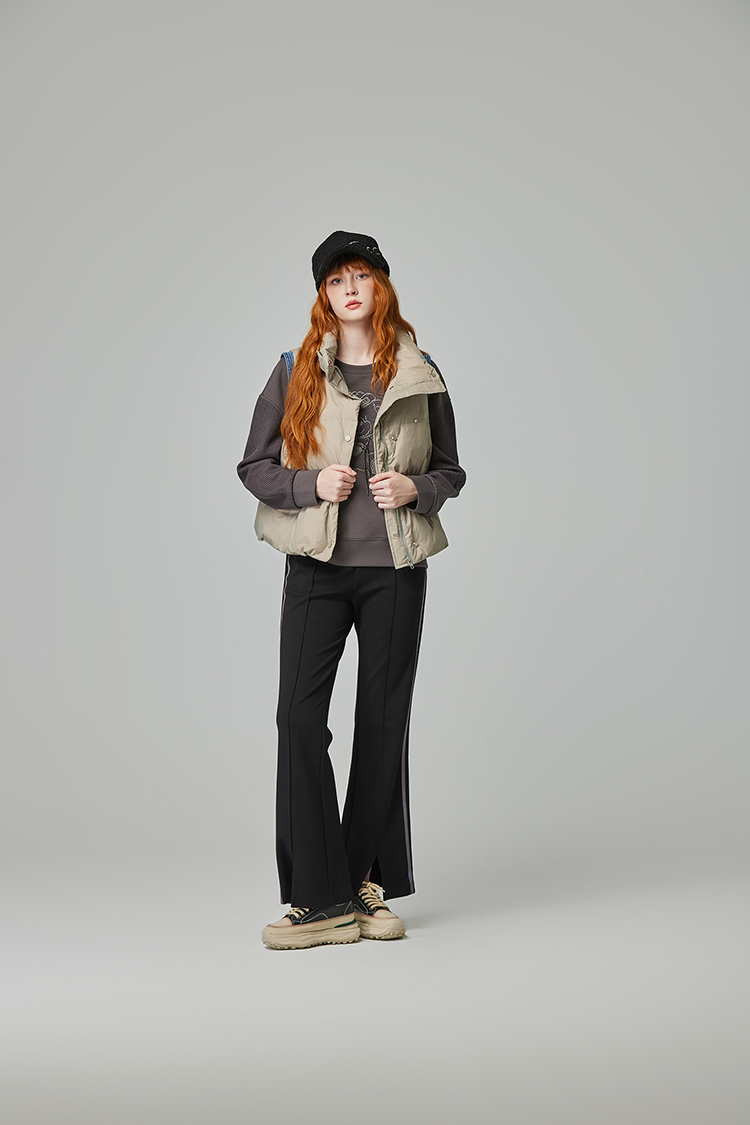 abito舒適彈性鬆緊腰頭褲