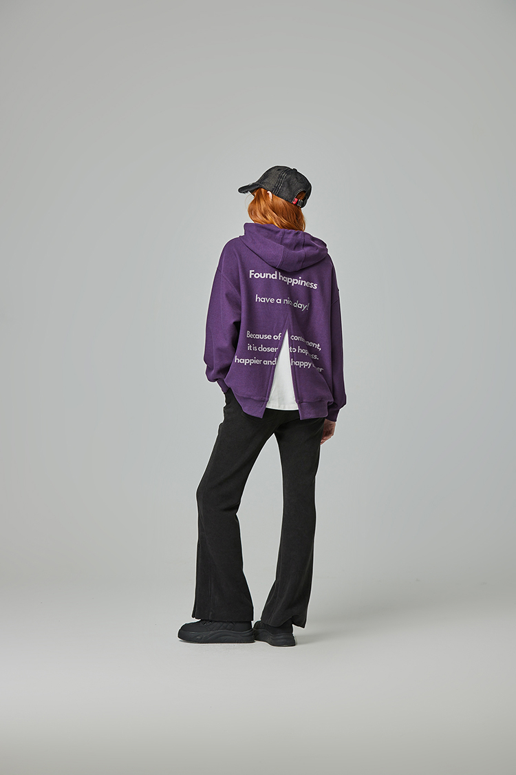 abito修身側開拉鍊微喇叭長褲