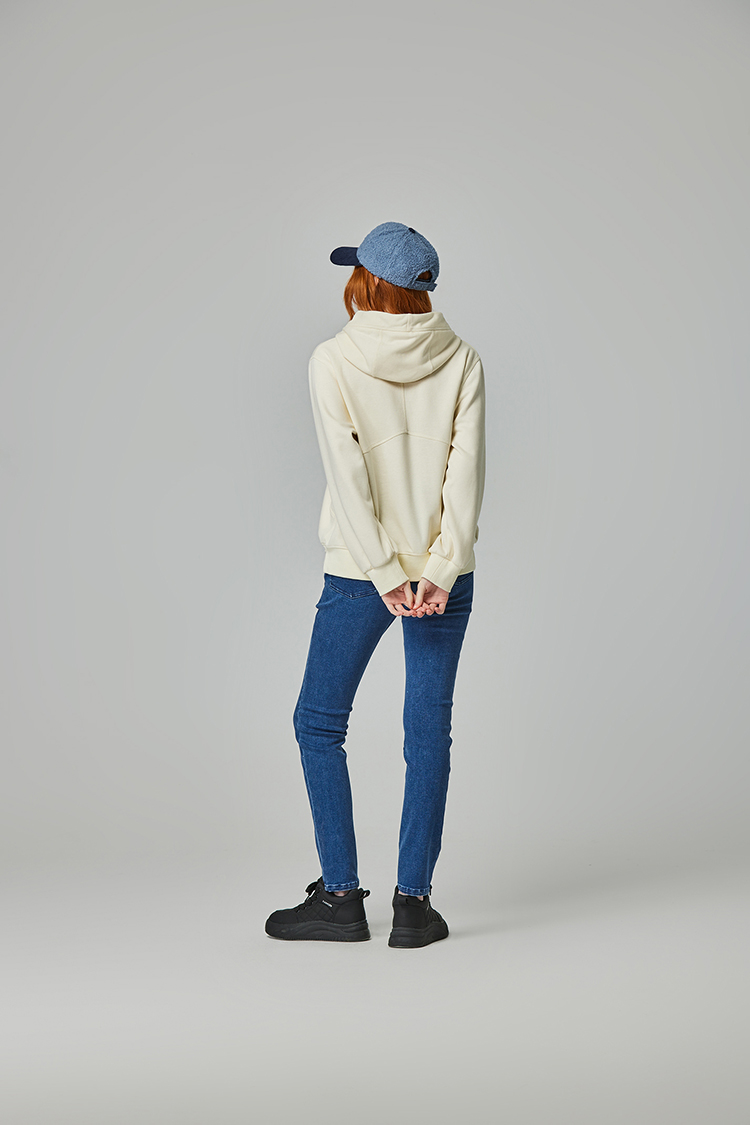 abito刺繡字內刷毛直筒褲