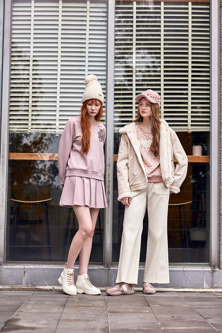 abito高腰雙釦牛仔寬褲