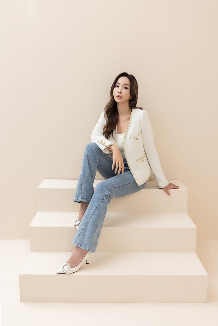 CHANG YU x abito棉質微喇叭牛仔褲