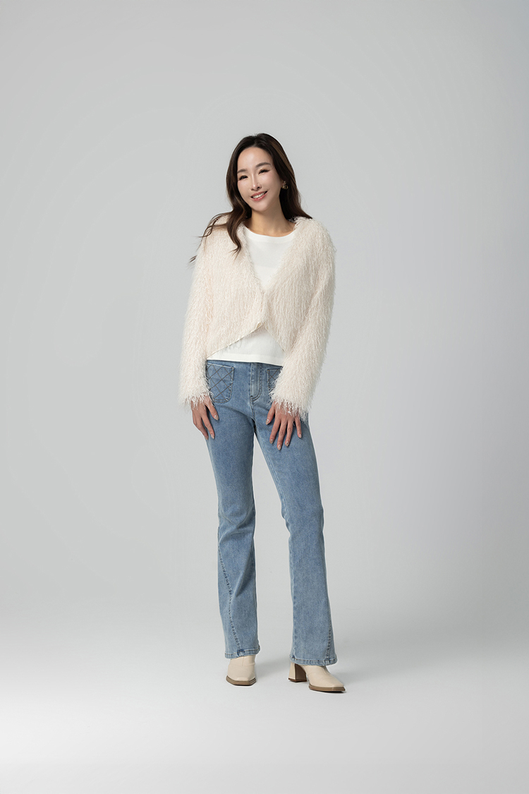 CHANG YU x abito棉質微喇叭牛仔褲