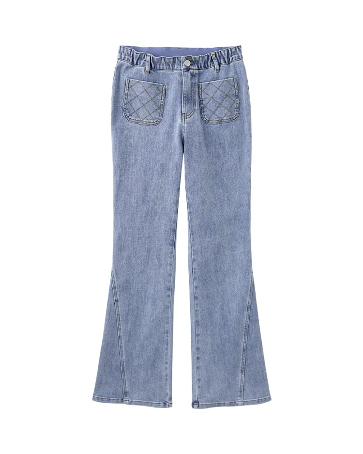 CHANG YU x abito棉質微喇叭牛仔褲