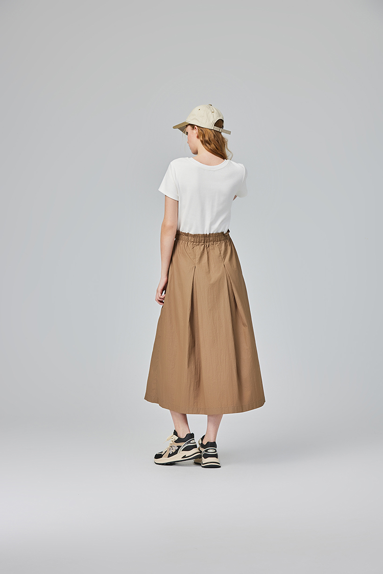 abito異材質拼接連身洋裝